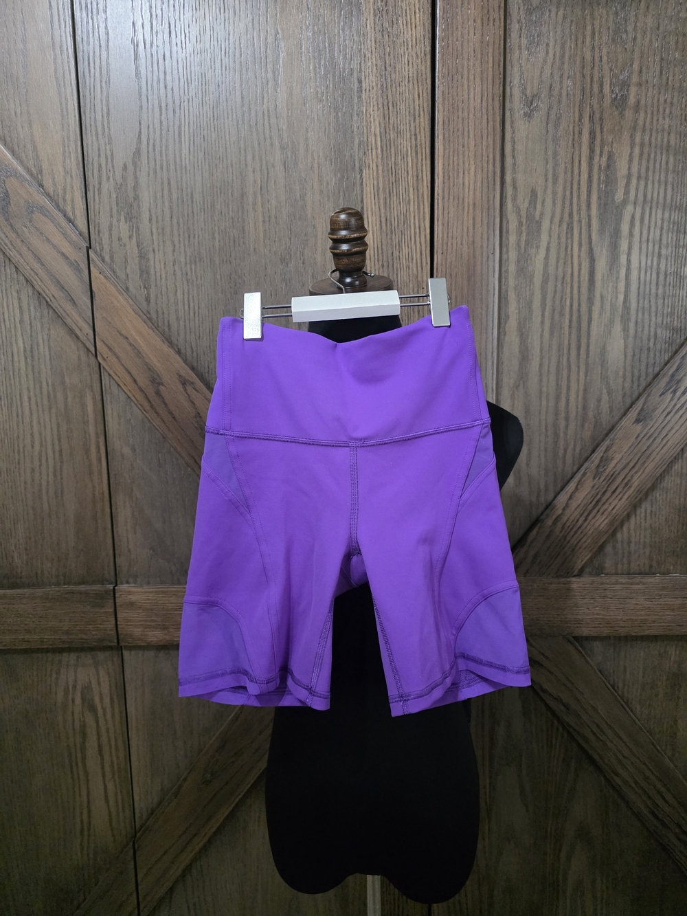 Lululemon Wunder Train High-Rise Purple Bike Shorts - Picture 1 of 4